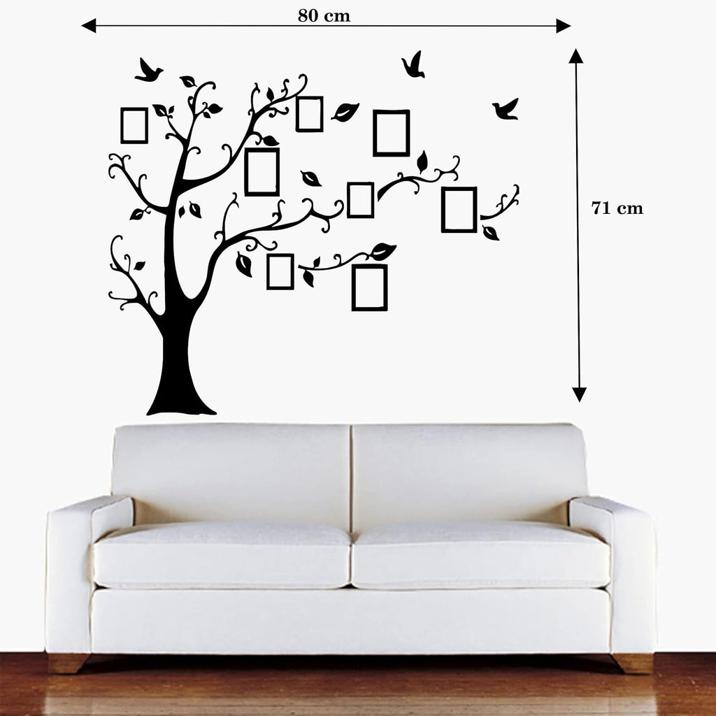 WJNY Picture Frame Set,Frame Black Tree Wall Stickers, 7-Pack Picture Frame Collage Picture Frame Wall Gallery Kit For Wall And Home, 6 Colors (Color : Style C)