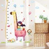 Girl Giraffe Height Measurement Wall StickersXL8246