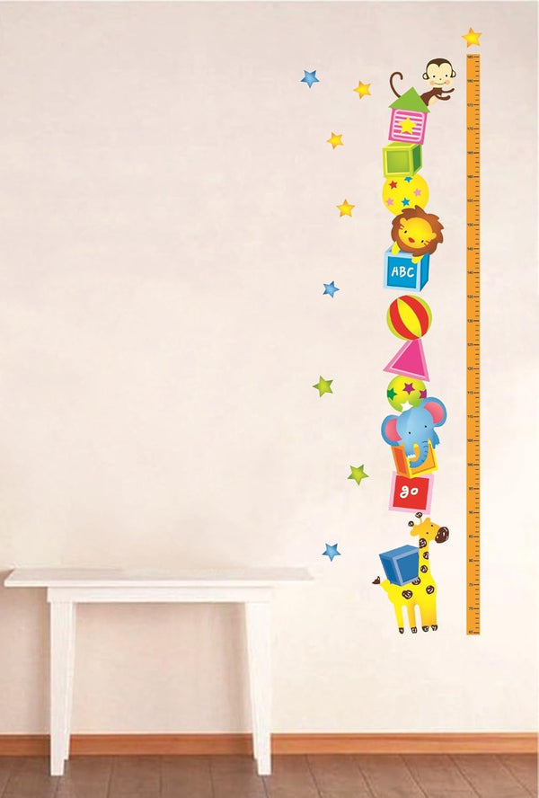 Wall Sticker Wall Tattoo Wall Picture Wall Decal Messlatte Tape Measure Growth Chart Circus 44404 for Bedroom Living Room Bathroom Nursery