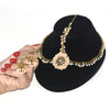 Matha Patti Handmade Kundan hair chain head chain wedding bridal head Jewelry egfradb1l-1