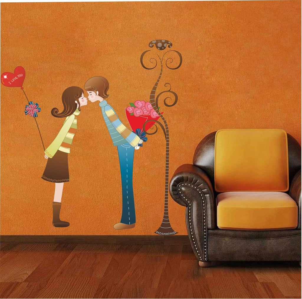 Creatick Studio Loving Couple Wall Sticker TC 982