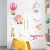 HM71009 Wall Stickers Baby Kids Room Bedroom Background Home Decor Nursery Decals Decoration Cute Animals Sticker