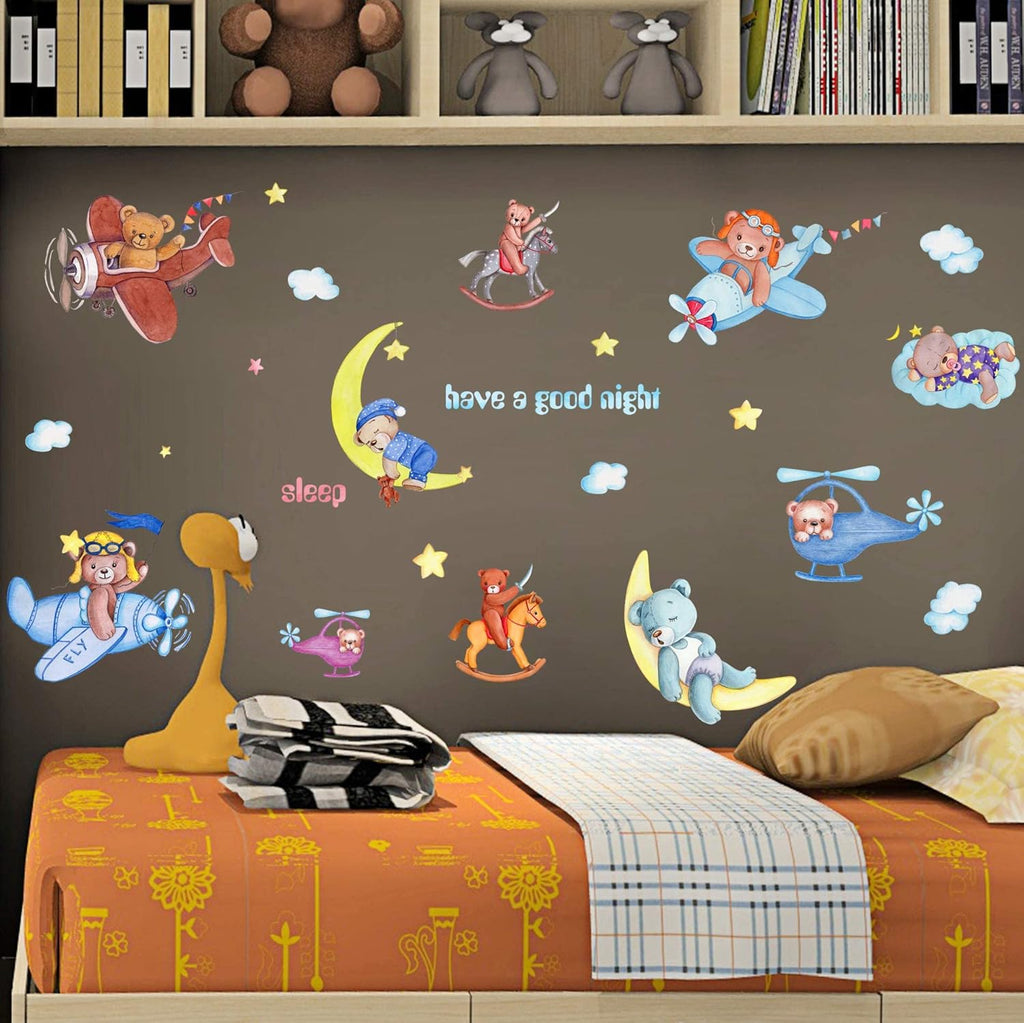 Zebra Wall Decal Wildlife Wall Stickers Black and White Wall Decor Vinyl Wall Decals Animals