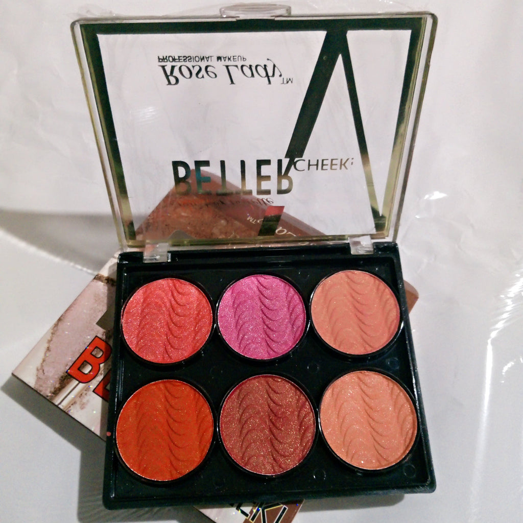 Rose Lady Blusher Palette Batter Cheek 6IN1