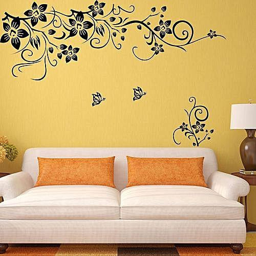 Flower Pattern Removable Wall Sticker WS9022.