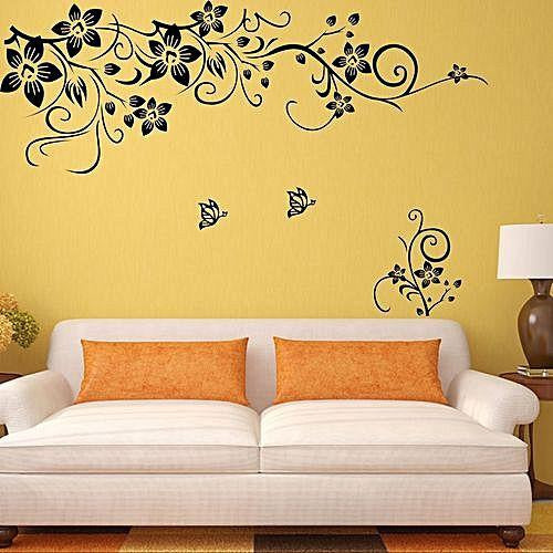 Flower Pattern Removable Wall Sticker WS9022.
