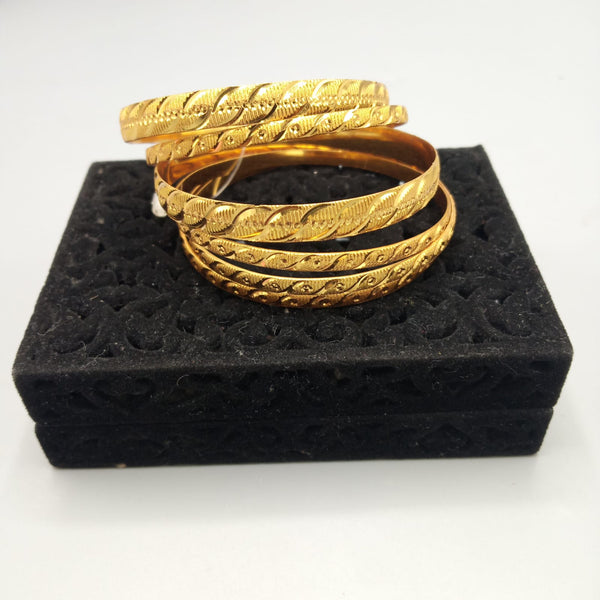 Set of 6 Bangle New Design (Chori Kara) bl24gde4b-5