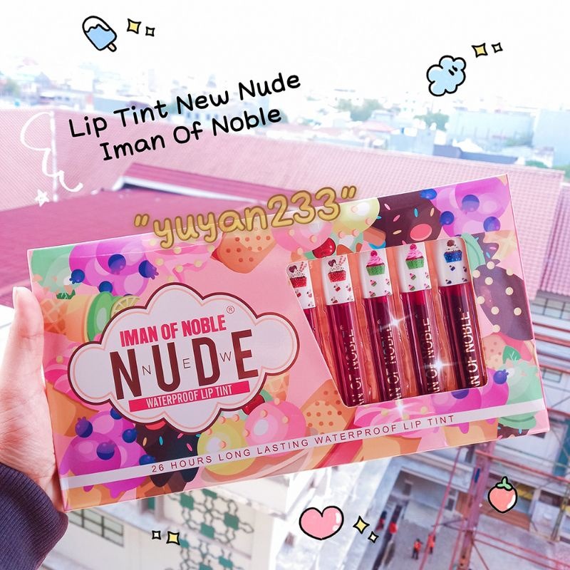 PACK OF 1  LIPGLOOS LIP TINT NEW NUDE FAITH OF NOBLE  LONG LASTING WATERPROOF LIP TINT