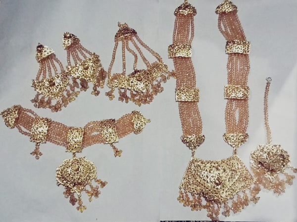 Bridal Wedding traditional Jewelry Set jtfrgda1h-5