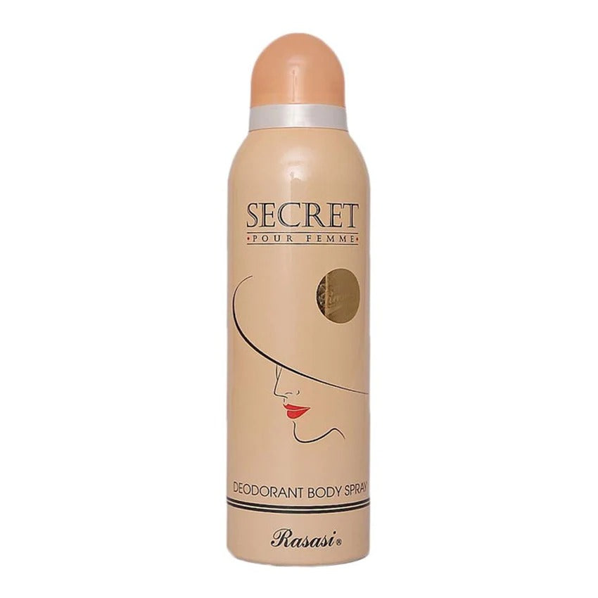 Rasasi Secret Pour Femme Deodorant Body Spray - 200ml  sbslkz4l-f