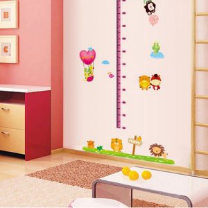 Height chart for children, wall sticker for girls and boys size 50x70 ay760
