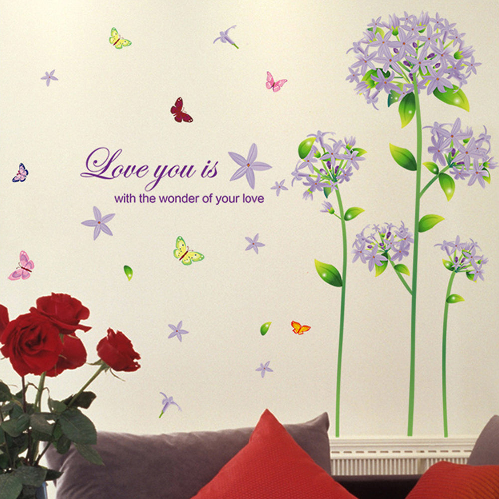 Blue Snowflake Wall Sticker Xh9259