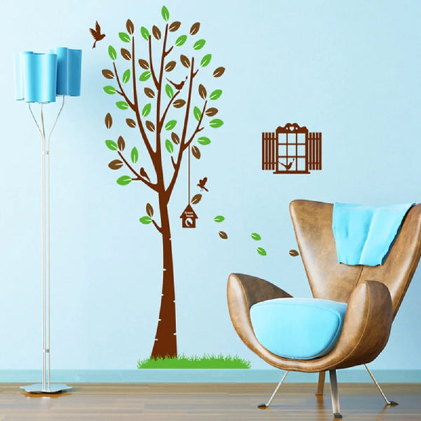 Flower Cane Sitting Room Background Can Remove Wall Sticker size ay90034