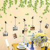 Green Leaves Vines Photo Frame Wall Sticker Home Decor Removable Vinyl Mural art Decals Living Room Decoration xl9003a