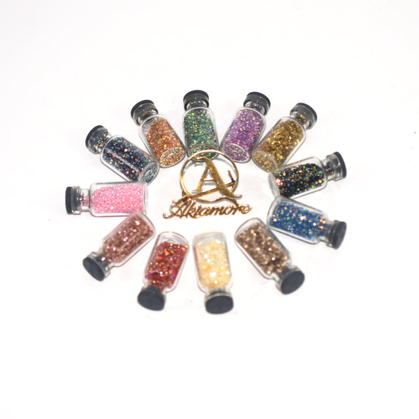 12 Mini Bottles Nail Art Decorations Nail Rhinestones Mixed Colors Crystal Strass Charm Gems DIY Nails Manicure Accessories  ntfrmir2c-4