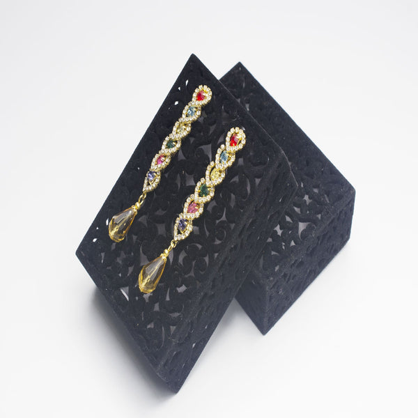 stylish multicolor stud earrings egfrmib4d-4