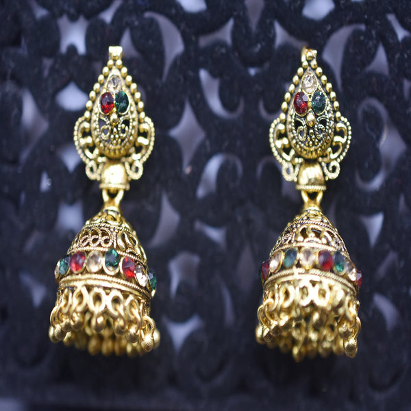 JHUMKI INDIAN ANTIQUE SMALL egfrgdb1h-3