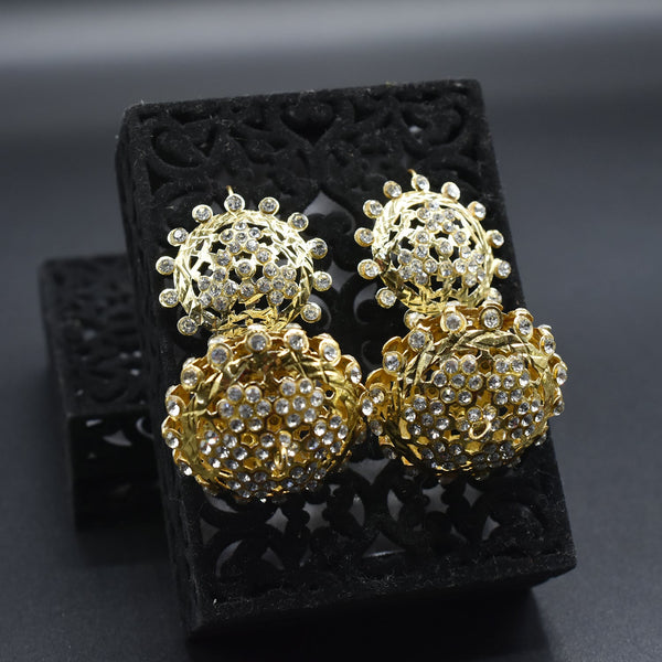 JHUMKI INDIAN GOLDEN EARRINGS fASHION JEWELLERY egfrgdb3i-8