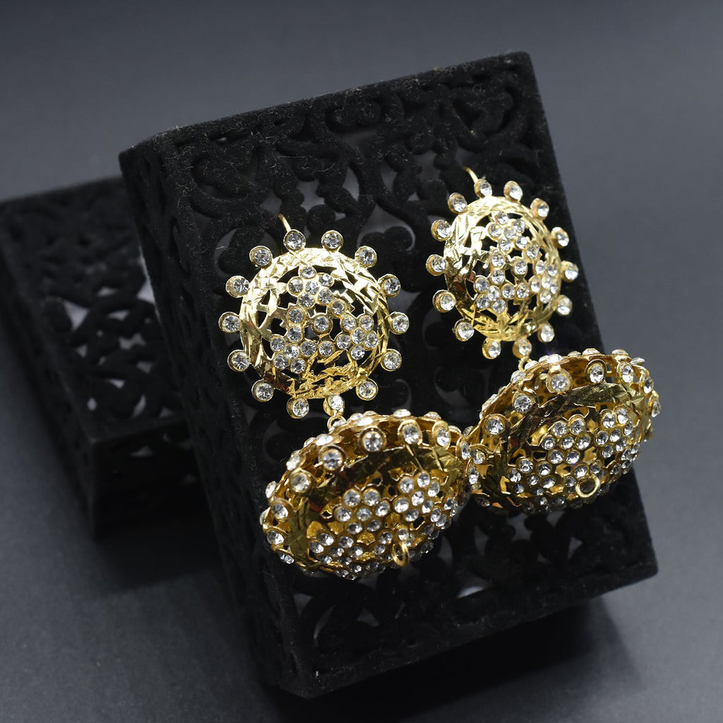 JHUMKI INDIAN GOLDEN EARRINGS fASHION JEWELLERY egfrgdb3i-8