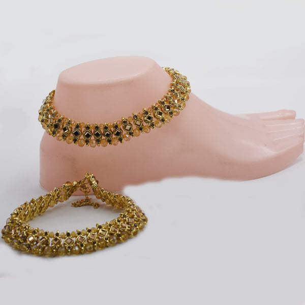 square sampen stone anklet plfrsna3b-7