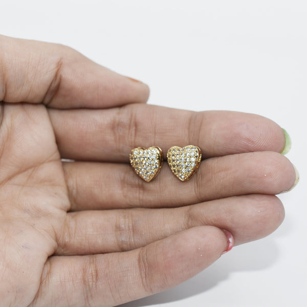 New Hollow Geometry Earrings Heart Sweet Gold Love Earrings Women Gifts Jewelry Orecchini Brincos Pendientes Oorbellen egfrgdb5g-c