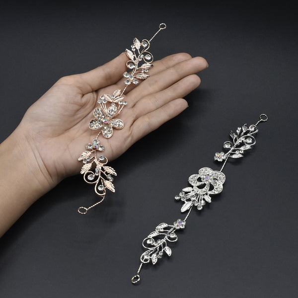 Stylish Flashing Ornaments Rhinestone Pearl Bridal Hair Clip Accessories Jewelry Wedding Elegant Crystal Bride Hair Comb Headwear hpfrcrd1d-6