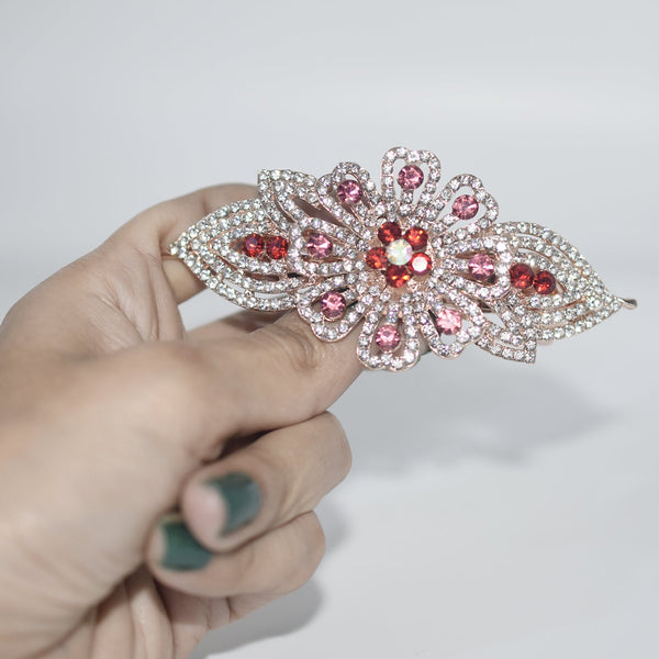 Flower Barrettes Resin Foral Hair Clip Barrette Cute Hairpin Headwear Accessories Gift For Woman Girls 6 Colors hpfrmic6c-1