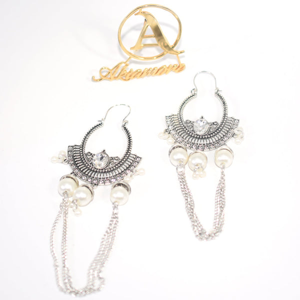Stylish European Long Tassel Crystal Drop Earrings Exaggeration Gold Silver Color Rhinestone Earrings for Women Bar Party Jewelry egfrgdb6k-4
