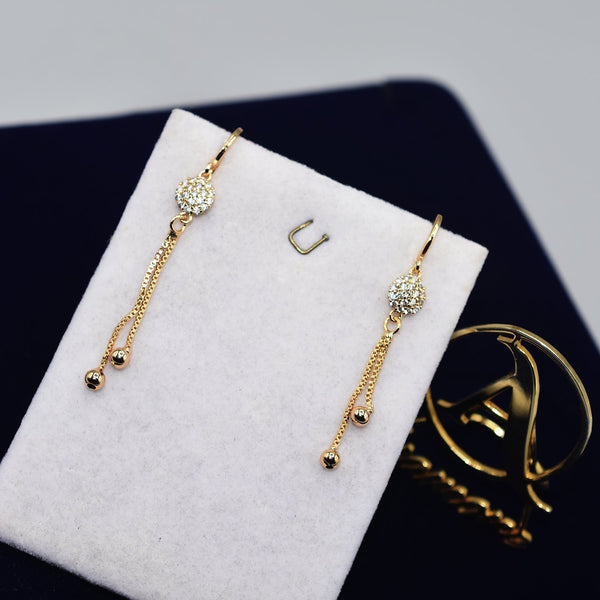 Fashion Gold Long Fringe Pendant Hoop Earrings For Women Wedding Jewelry egfrgdb7j-2