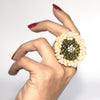 Gold Clor Rings For Women Round Enamel Ring 2021 Female Finger Statement Fashion Jewelry fgfrarf3h-3