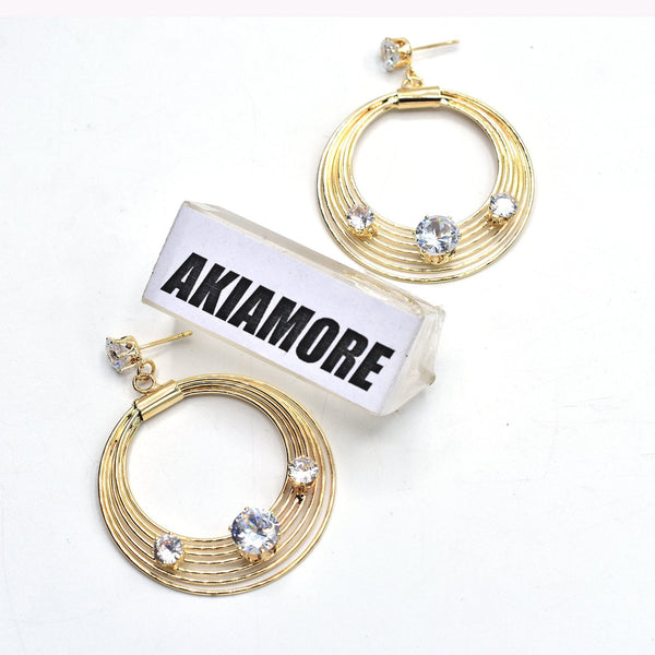 Fancy Trendy Jewelry  Vintage Ethnic Golden Long Big Hollow Round Drop Earring Carved dangle Earrings Women egfrgdb2c-1