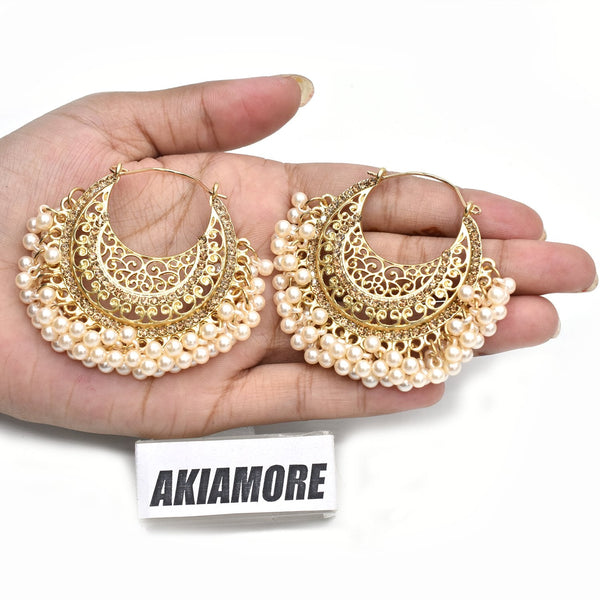 2020 New  Indian Gold Handmade Beads Thailand Piercing Earrings Fashion Party Jewelry egfrgdb1j-9