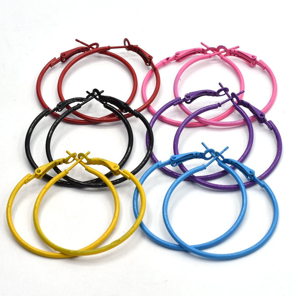 pack of 6 hoop simple earrings egfrmic2e-1
