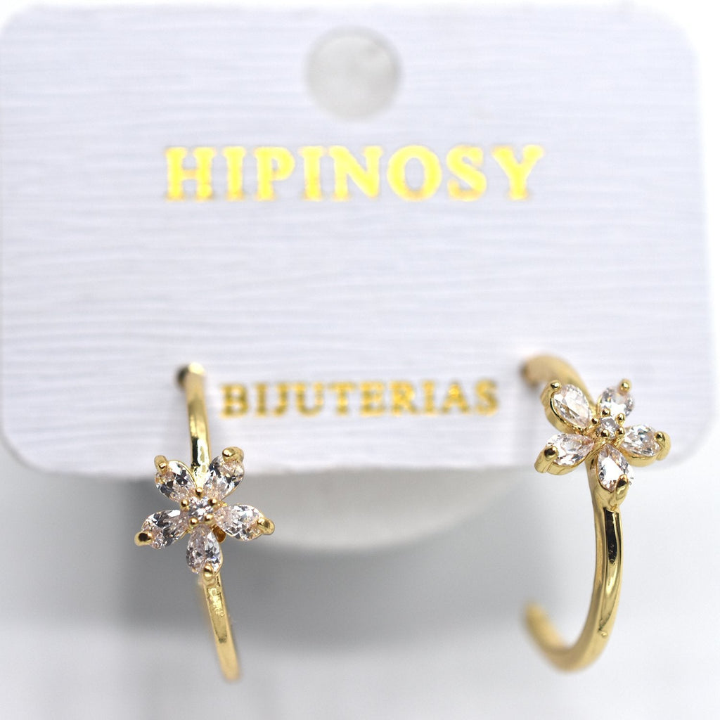 Natalia Poetry Diamante Hoop Earrings - OE02 egfrgdb5g-7