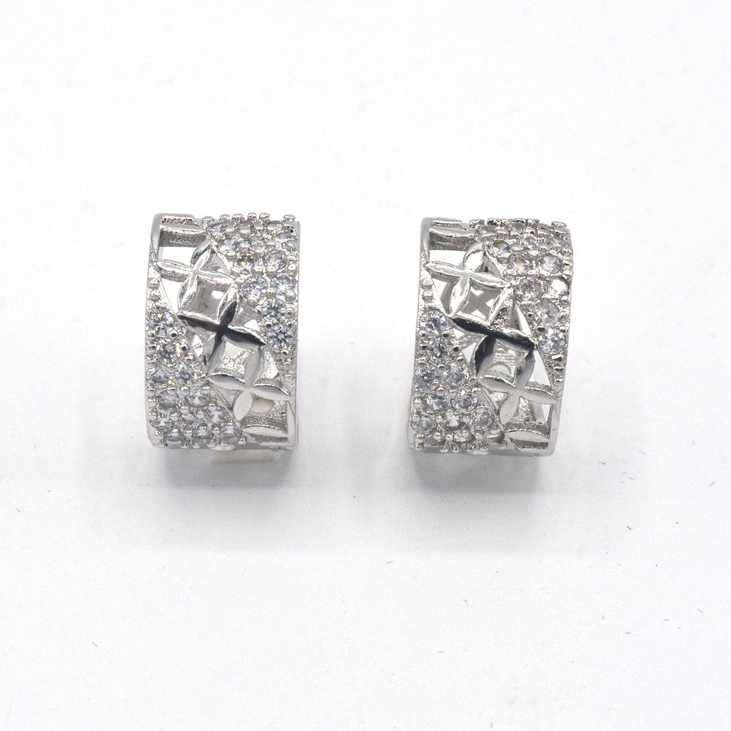 Fancy Silver Earrings For Women egfrsrb3j-5