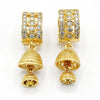 Indian Double  Jhumka  Golden Boho Earrings For Women egfrgdb2h-9