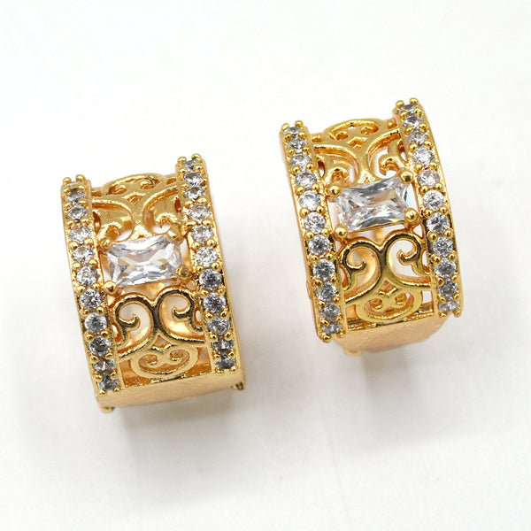 2020 Vintage Jewelry Women Luxury Hoop Earrings Hollow Zircon Water Drop Earrings Bohemian Style Crown Gold Earrings egfrgdb3l-7
