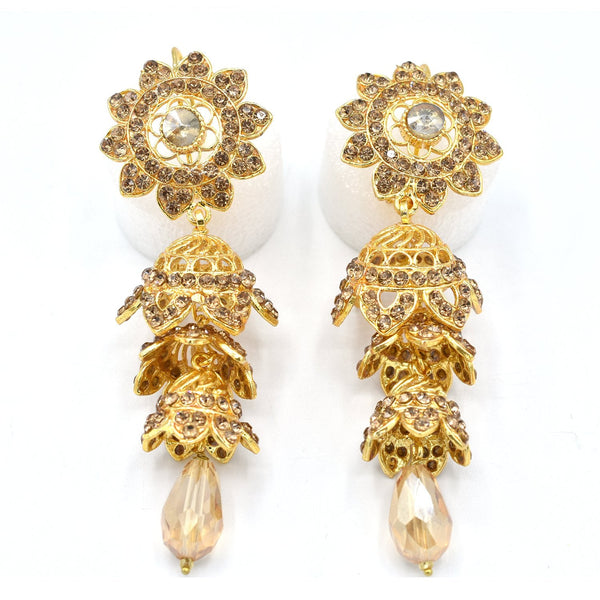 Golden Drop Tassels Earrings For Women egfrgdb3i-c