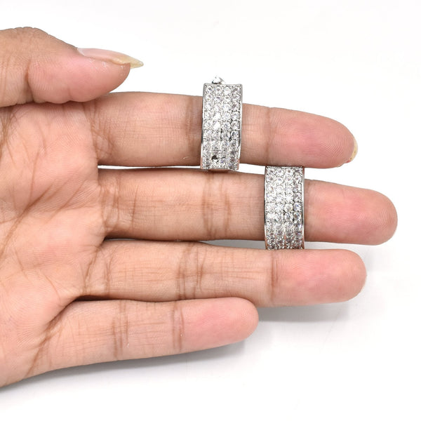 sterling silver New Jewelry Shambhala luxury zirconia female popular original brand of high-end vintage stud earrings egfrsrb3j-e