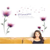 SAMHEZ SK9027 Purple Blink Flower Wall Sticker [60 x 90 cm]