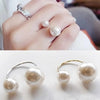 Elegant Women Open Rings Pearl Women New Accessories  fgfrprf1x-j