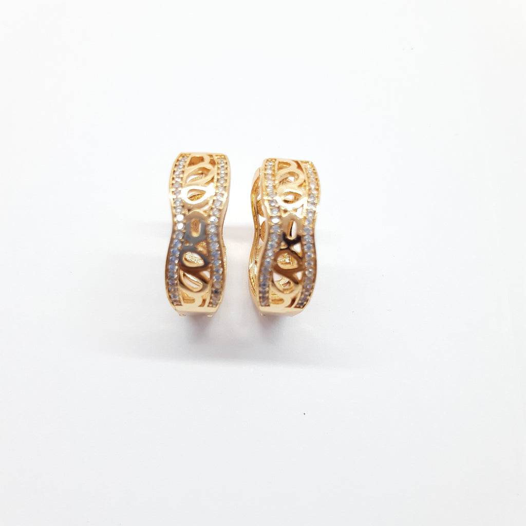 Stylish Zarcoon earrings Golden 037 egfrgdb3l-4