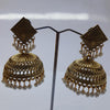 Golden antique jhumki earring for Women egfrpcb3i-b