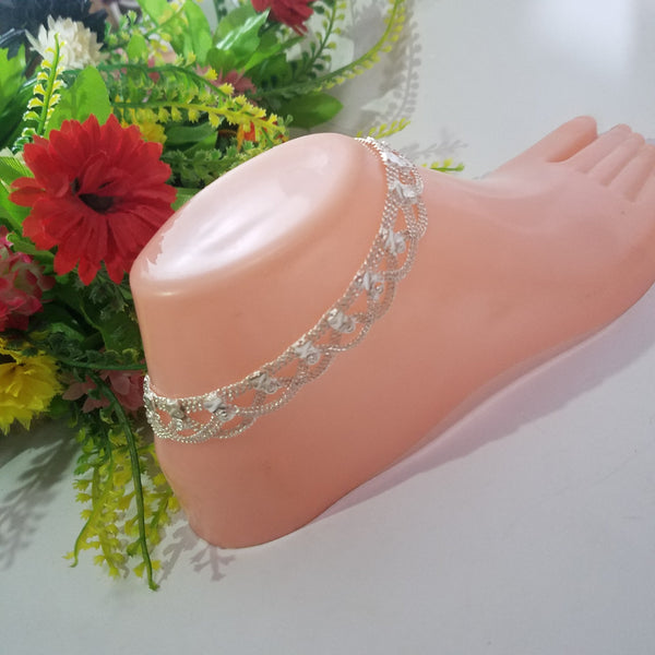 Simple payal Silver plfrsra3f-9