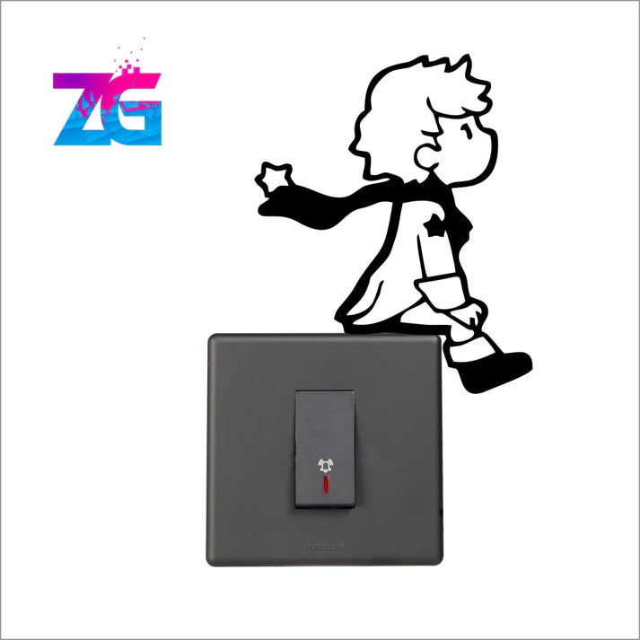Zecor Gallery Lost Hero Switch Board Wall Sticker for Kitchen Tiles board