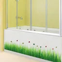 ay768 Green Grass Skirting Line Wall Stickers Bedroom Living Room Children Room Wall Stickers