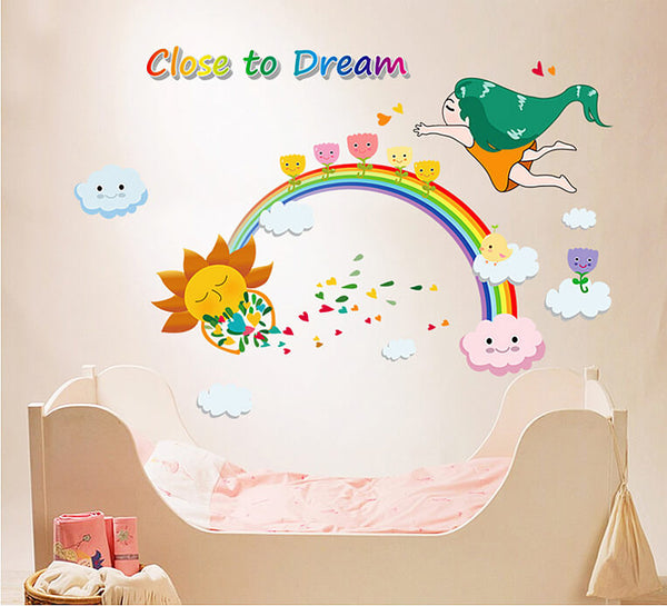 Rainbow Wall Stickers Decal