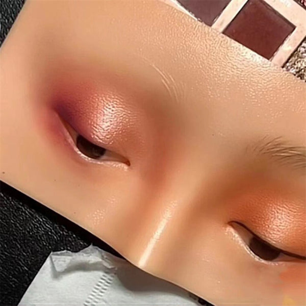 Makeup Practicing Board Face Eye Practice Pad Silicone Bionic Skin for Make Up Eyelash Eye Shadow Training  mpbskz4l-1