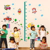 The third generation removable cartoon children's bedroom living room kindergarten happy height ruler wall sticker AY7046