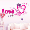 Romance De Moure Stickers Wallpaper Happy Valentine's Day Household Adornment To Wall Stickers Pvc Decoration Household Wallpape - Wall Stickers -